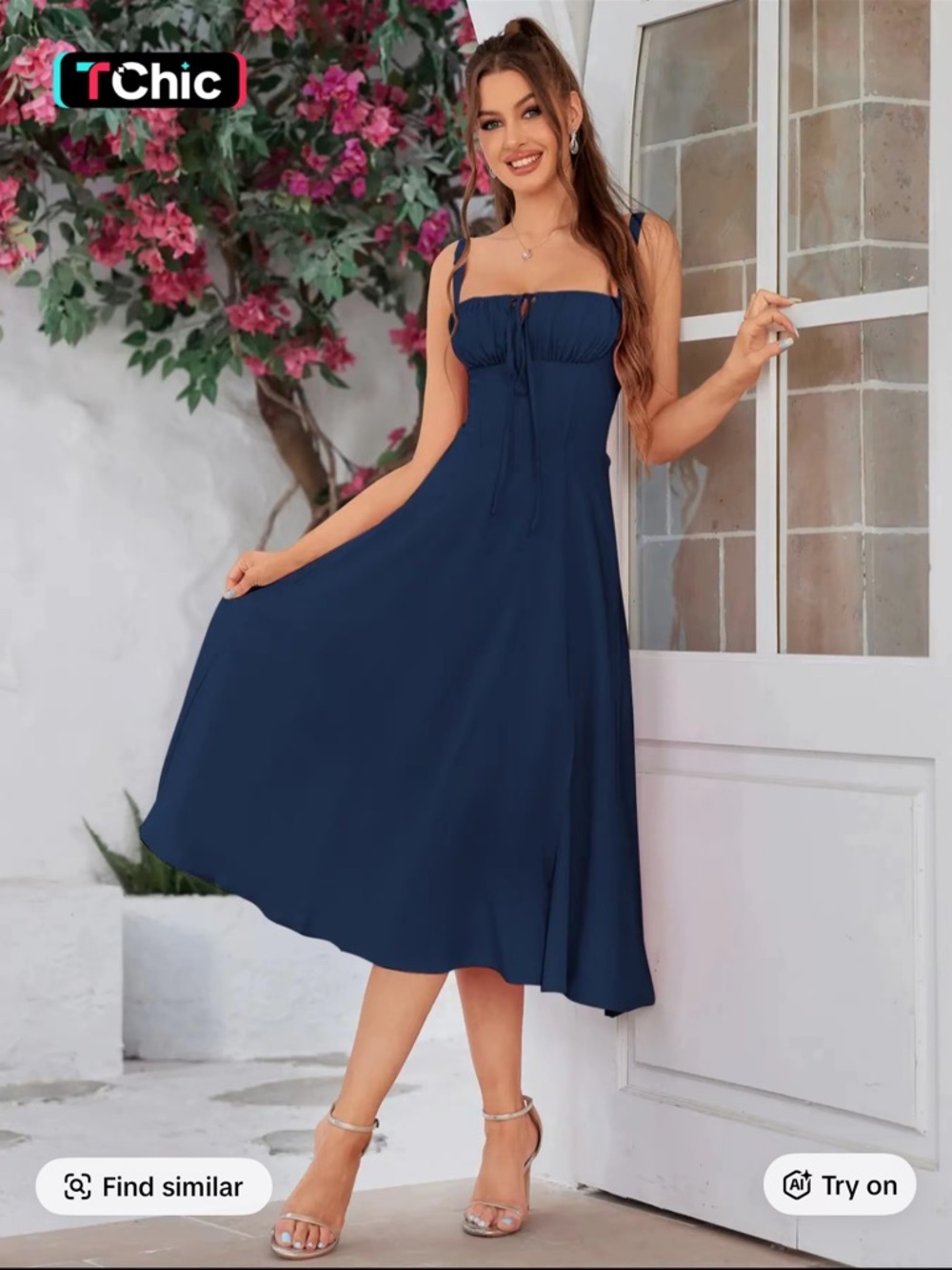 Parthea Corset Milkmaid Dress